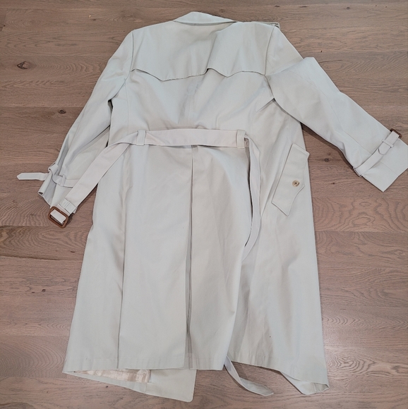 SOLD Christian Dior Vintage Mens Tan Khaki Trench Coat Ankle Length - Picture 2 of 15